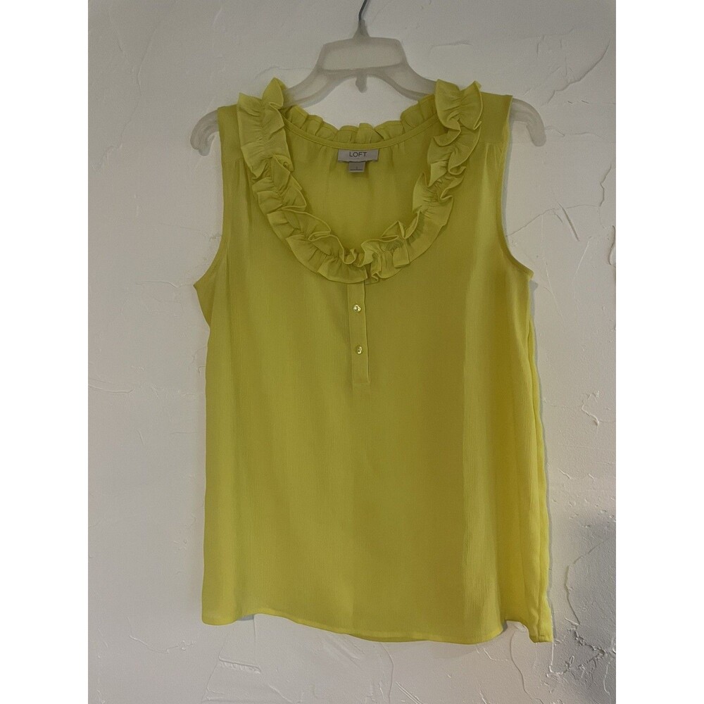 Women The Loft Sleeveless Shirt, Size Small